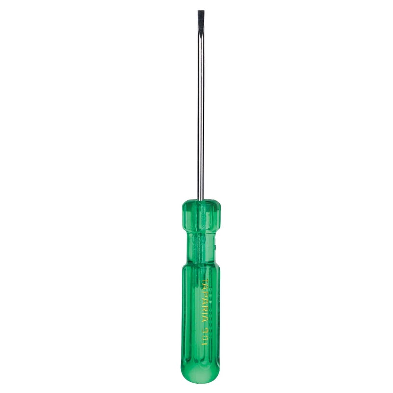 Taparia 901 Steel (3.0 x 0.5mm) Flat Tip Screw Driver (Green and Silver) - Image 3