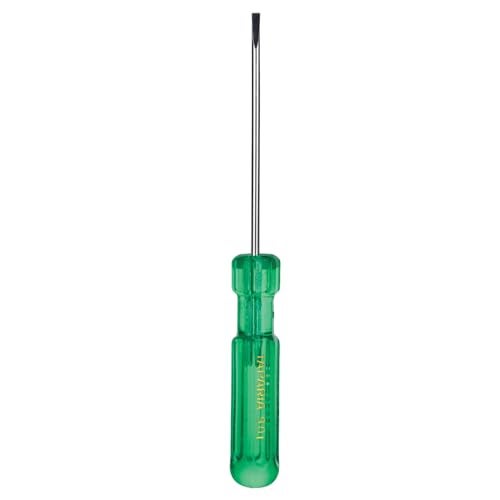 Taparia 901 Steel (3.0 x 0.5mm) Flat Tip Screw Driver (Green and Silver) - Image 1