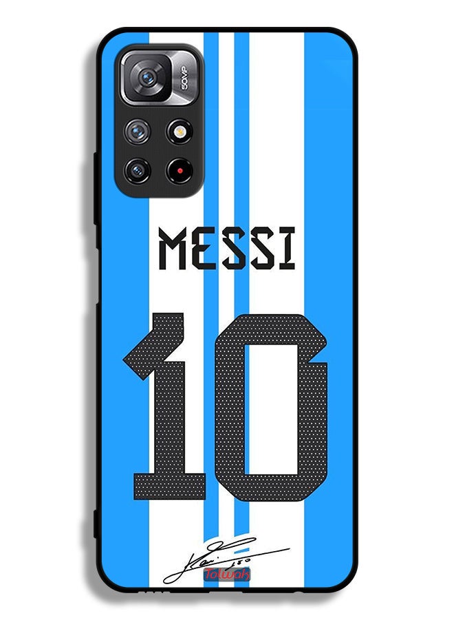 Tolwak Xiaomi Redmi Note 11 4G Protective Case Cover Messi 10 - Image 2