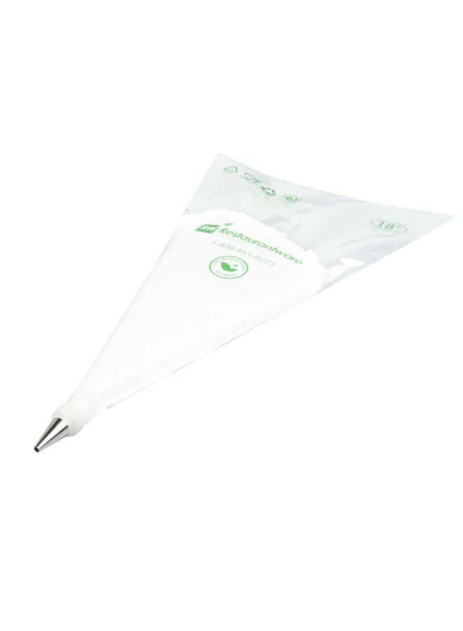 Restaurantware Pastry Tek Piping Tip, 1 Round Round Tip For Icing - #8, Doesn't Corrode, Stainless Steel Icing Tip, Dishwashable, Decorate Cupcakes, Cakes, or Cookies - Image 2