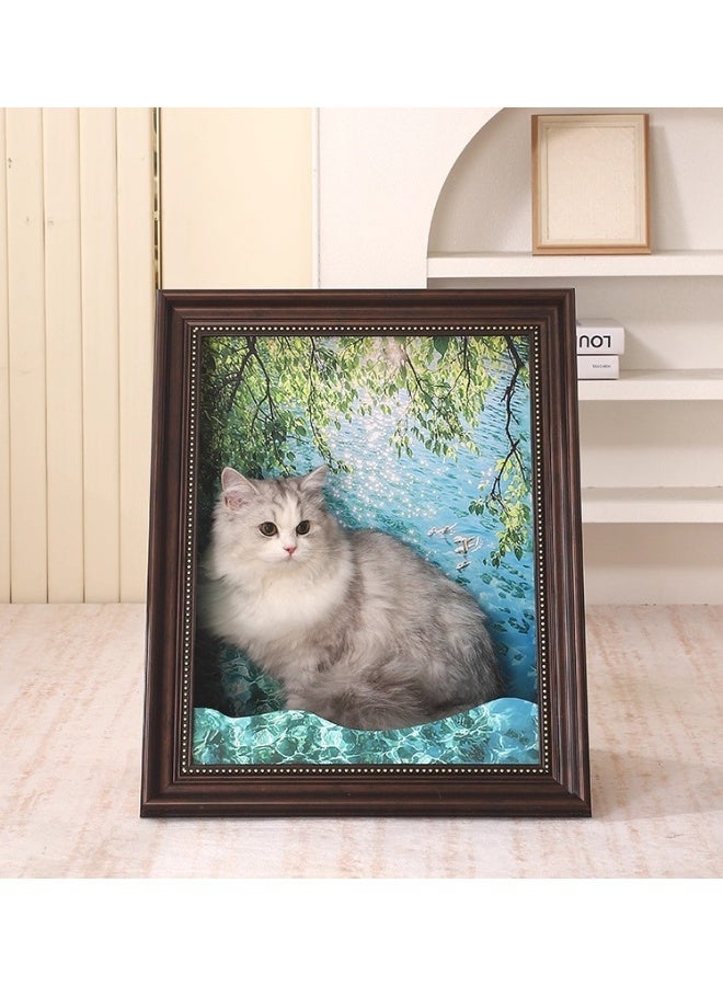3D Frame-like cat's nest Double-layered thermally stable three-dimensional plastic picture frame - Image 1