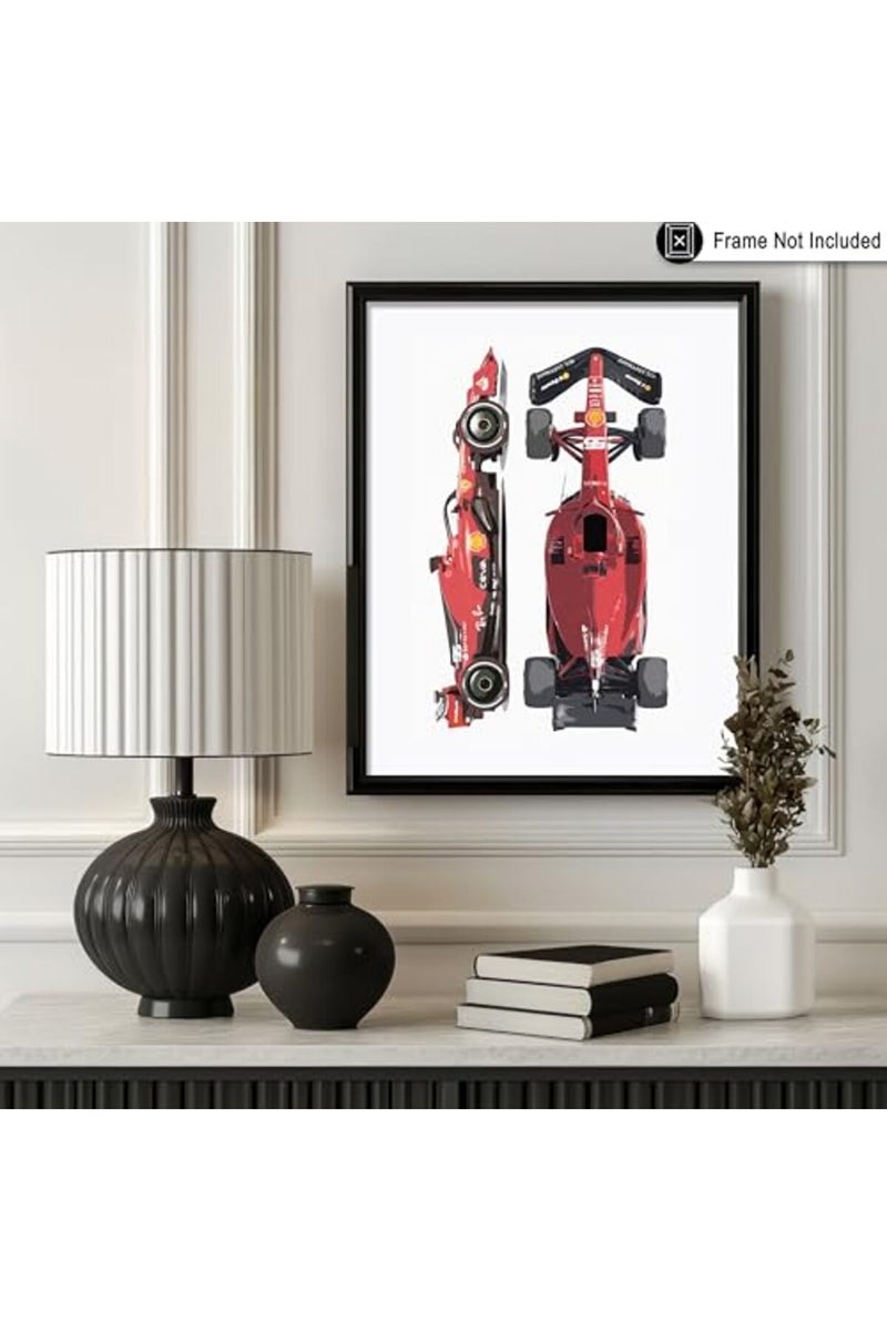 Poster Master ALAYRA Poster Master Italian Luxury Sports Car Poster - Race Car Print - Sports Art - Car Racing Art - Gift for Men, Women & Car Enthusiast - Decor for Garage, Living Room or Office - 8x10 UNFRAMED Wall Art - Image 4