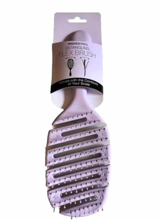 Swissco Pro Detangling Flex Brush Light Purple Lavender - Image 1
