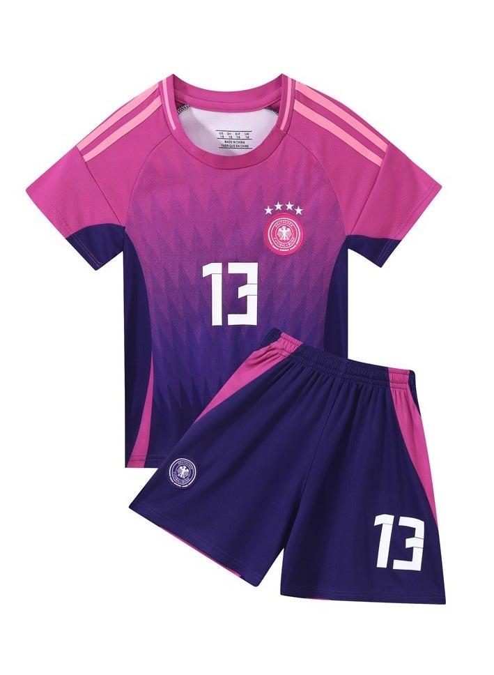 Taiahiro The design of the football jersey is breathable and quick-drying, making it suitable for training, leisure outings and various sports activities. They are specially made for teenagers and children - Image 1