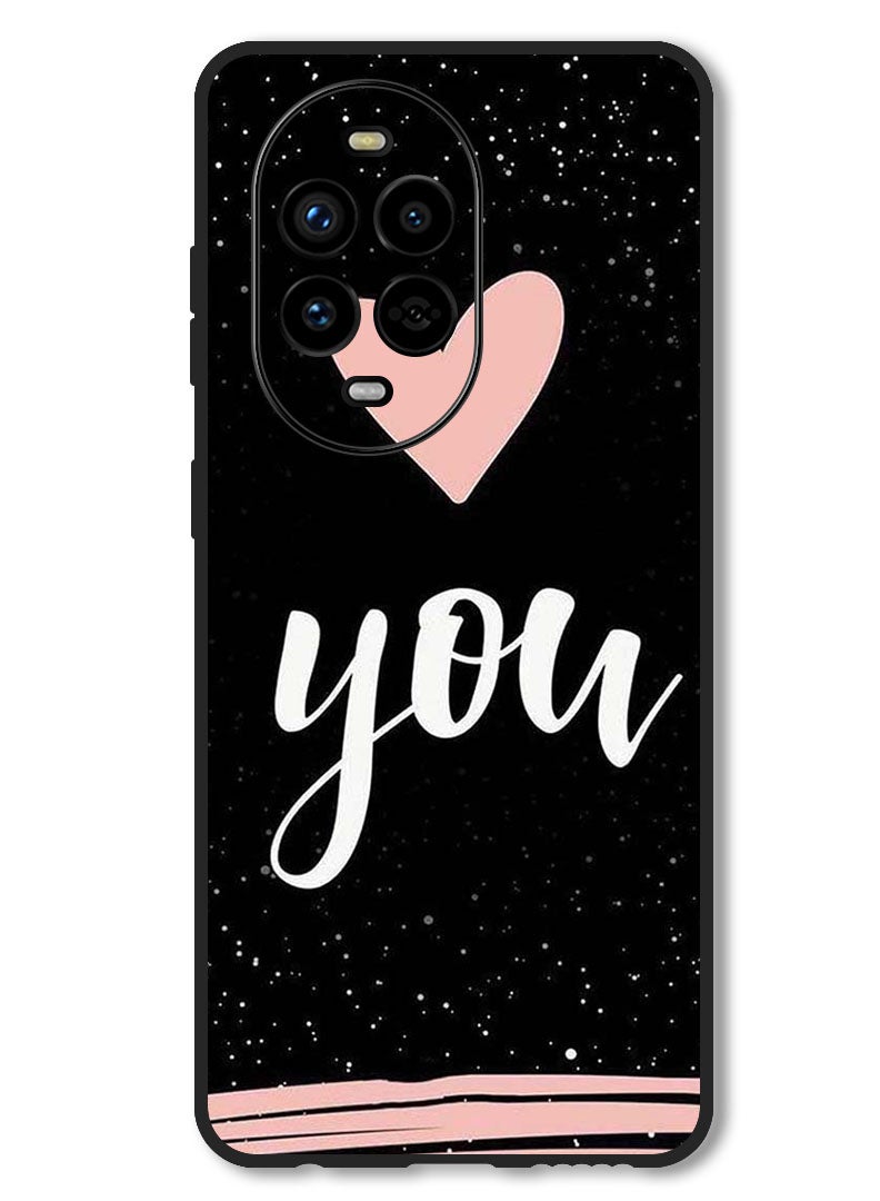 Theodor Case Compatible with Huawei Nova 13 Pro Protection Shockproof Bumper Cover You  Heart - Image 1