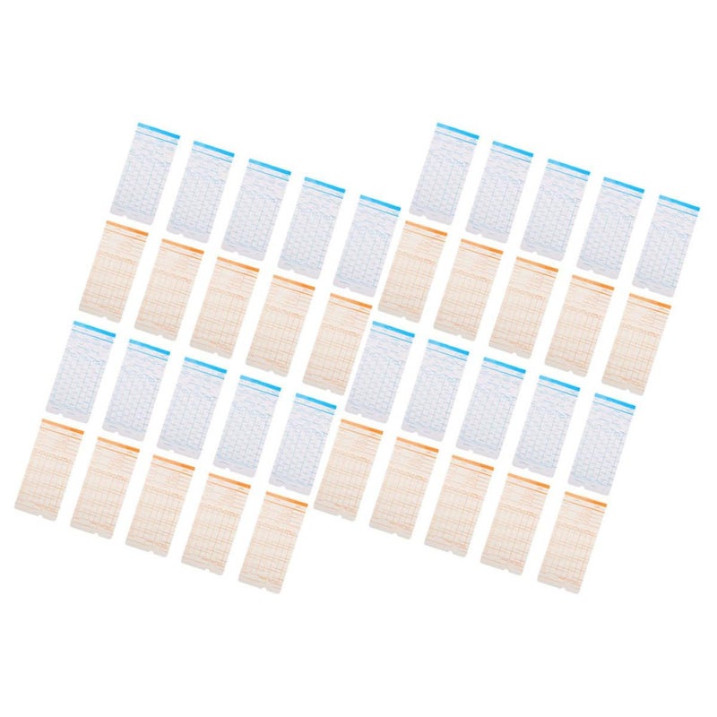 Double Sided Attendance Time Cards Paper 190 Sheets For Employee Time Clock Tracking - Image 2