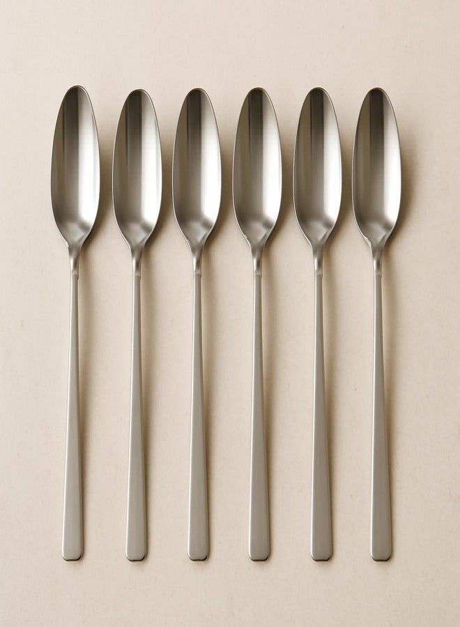 NEERAK Stainless Steel Table Spoons Set of 6 | Heavy Duty, Rust-Resistant, Polished Flatware for Dining & Kitchen UseSpoons Length 16 cm. - Image 1