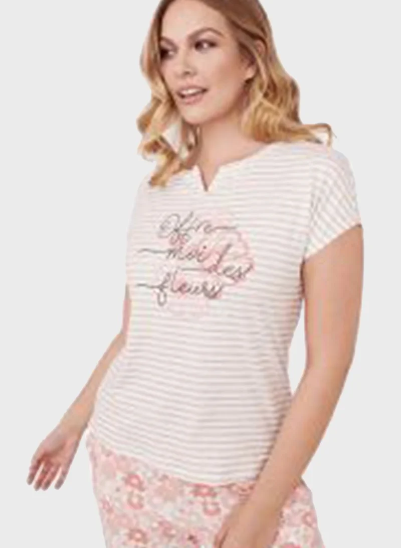 La Vie en Rose Pajama Shorts