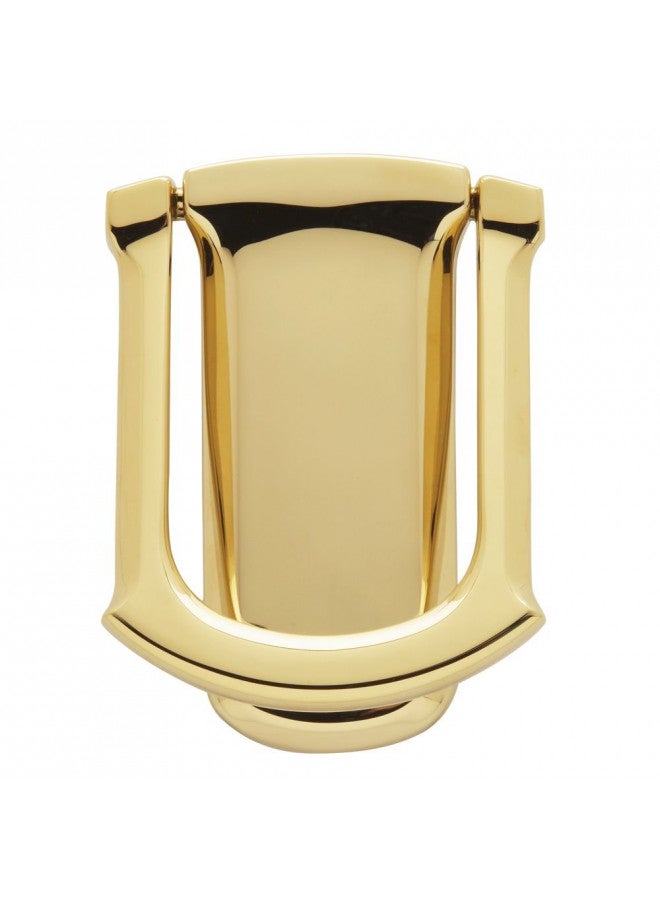 Baldwin Baldwin 0105.003 Tahoe Door Knocker, Lifetime Polished Brass 
