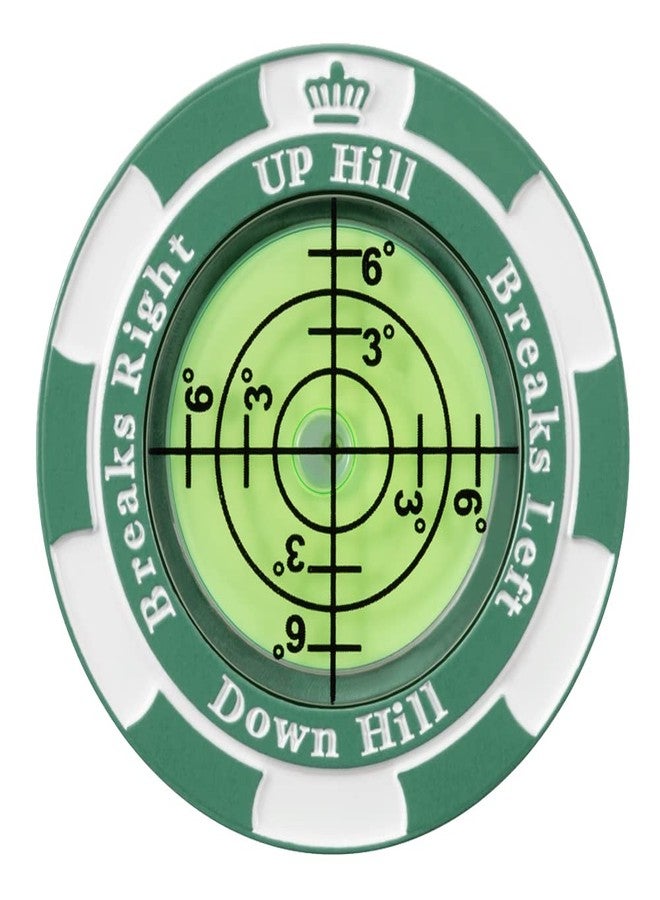 Prodigora SlopeMaster ProGreen Reader - Golf Hat Clip, High Precision Ball Marker, Green Reading Aid, Golf Accessories for Men and Women (Green) - Image 1