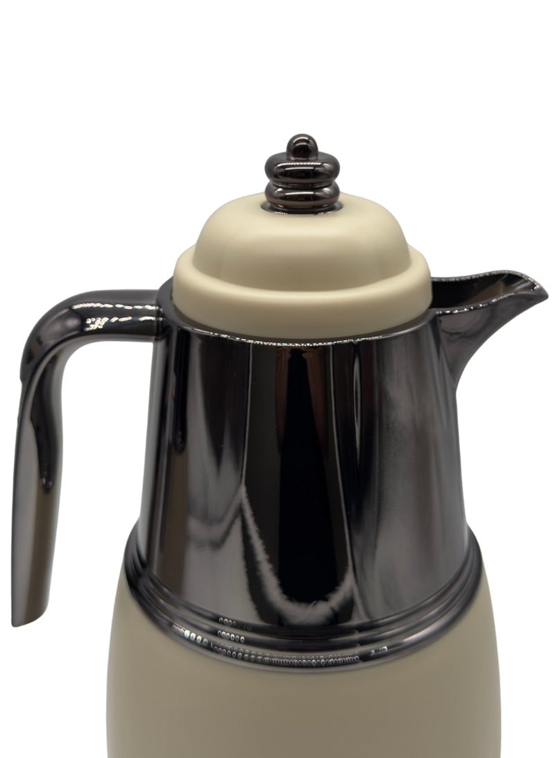 AL-GANNAS 2 Peice Thermos Set for Tea & Coffee | 1L & 0.7L | High-Quality with 2-Year Heat Retention Warranty | Elegant New Design - Image 4