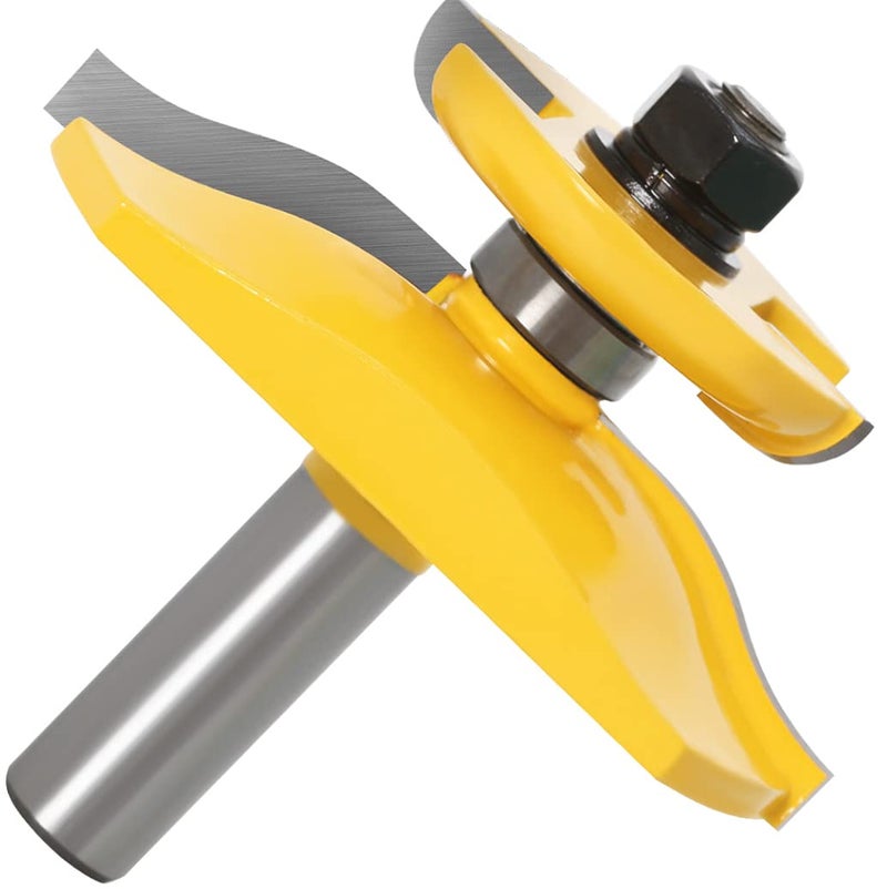 APLUS 3 PCS Router Bit Set, 1/2-Inch Shank Round Over Raised Panel Cabinet Ogee Door Rail and Stile Router Bits, Woodworking Wood Cutter - Image 3