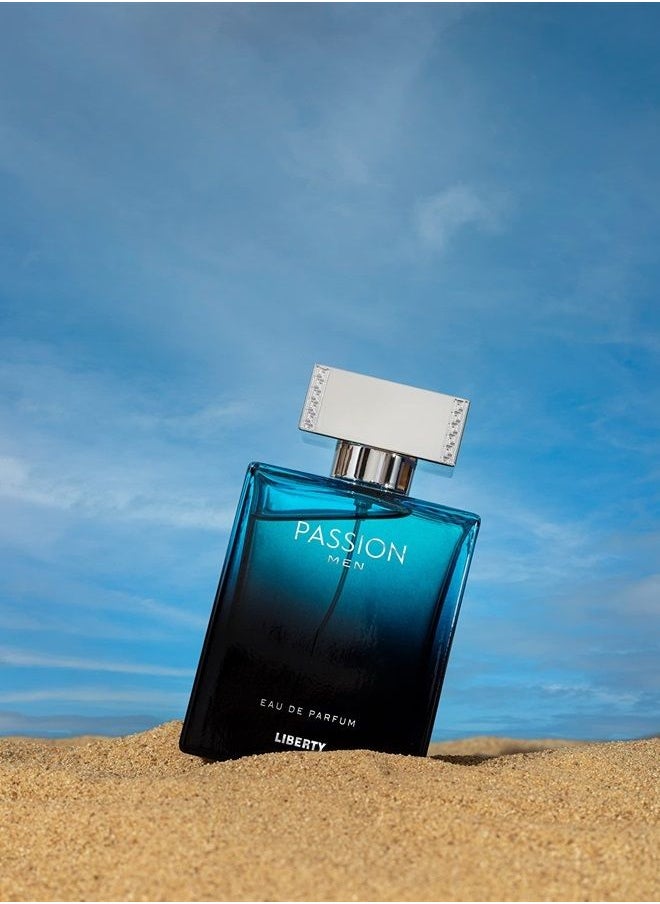 Liberty - Luxury Passion Perfume for Men (100ml/3.4Oz), Eau De Parfum (EDP) Spray, Crafted in France, Long Lasting Smell, Spicy Notes. - Image 1