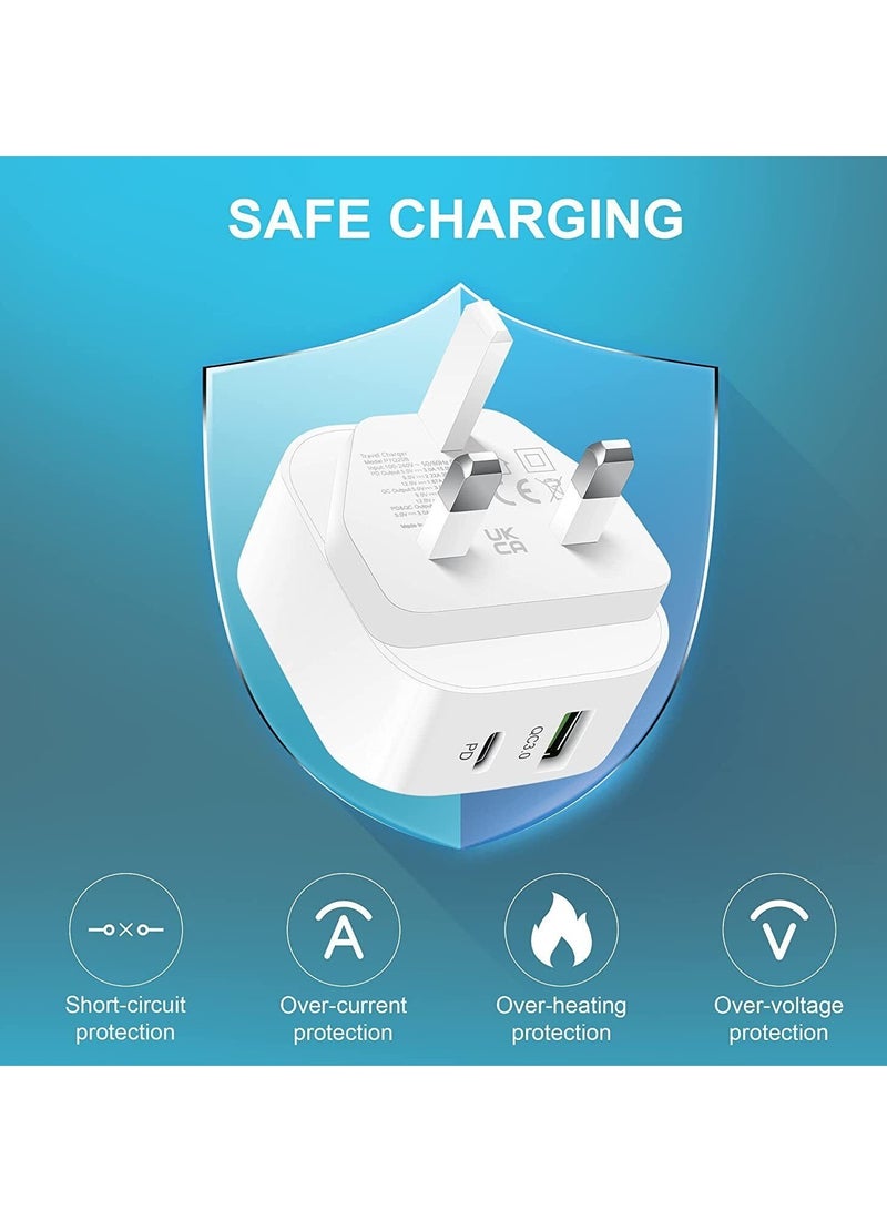 ELTRAZONE For iPhone 14 14 Pro 14 Pro Max Fast Charging USB-C PD 20W Plug Charger Cable - Image 5