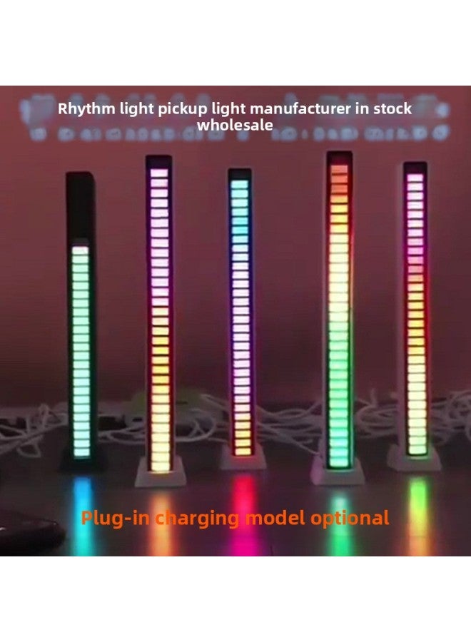 إسكدنيا بار DJ Music Led إيقاع ضوء ديكور السيارة المحمول RGB بيك اب جو ضوء سطح المكتب ضوء الليل مصدر الطاقة: 5W-لون الضوء: 32 نموذج المكونات في الأضواء - Image 1