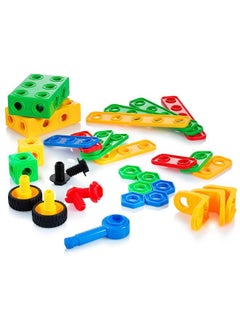 Building Blocks For Toddlers 104 Pieces Building Toys Gift For Boys & Girls Stem Educational Fun Toy Set, Ages 3 Years And Up Original - pzsku/Z7C8BDCA66C1797856E75Z/45/_/1680815926/66ec1f43-4507-4fea-ac97-fb1dc917ce9a