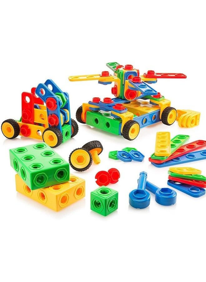 Play22 Building Blocks For Toddlers 104 Pieces Building Toys Gift For Boys & Girls Stem Educational Fun Toy Set, Ages 3 Years And Up Original  - Image 3