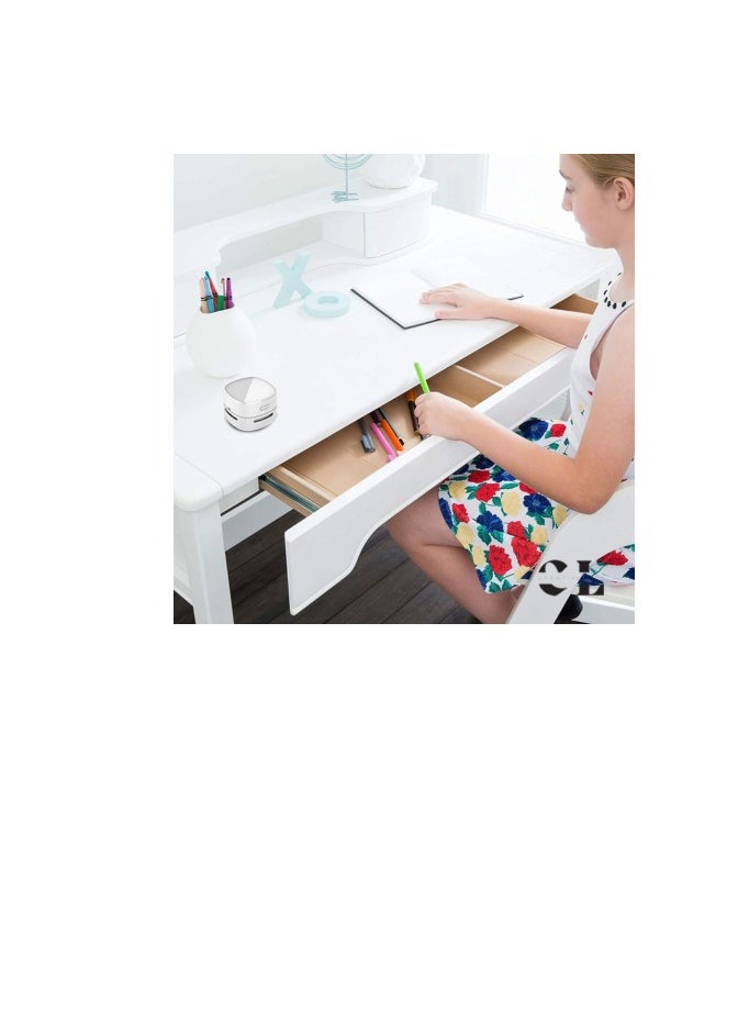 Mini Desktop Vacuum Cleaner, Portable Keyboard Cleaner, Battery-Powered Handheld Energy-Saving Design, 360° Rotatable Cordless, Suitable for Home/ School/Office/Keyboard.(Batteries not Included)