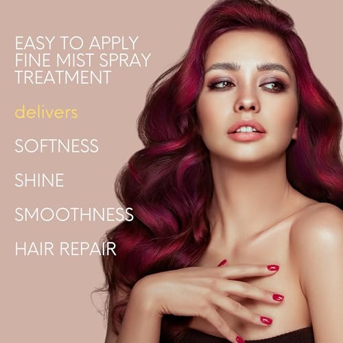 DermOrganic Shine Spray Therapy for Hair with Argan Oil - Smooths, Repairs, Strengthens, 4 fl.oz. - Image 4
