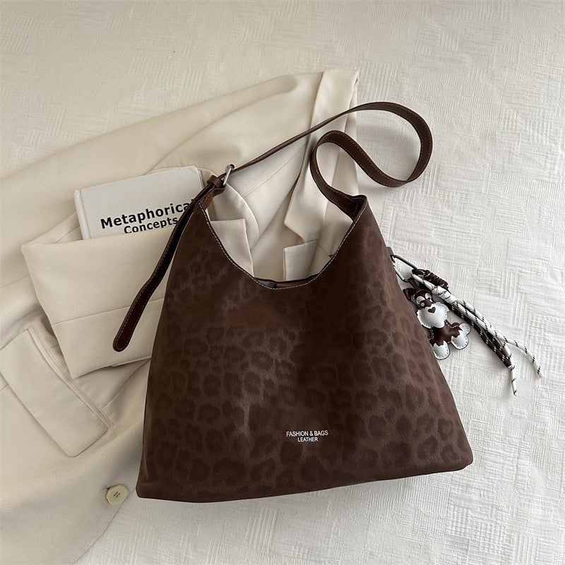 Vintage Style Women's Faux Leather Shoulder Bag, Large Capacity - Image 2