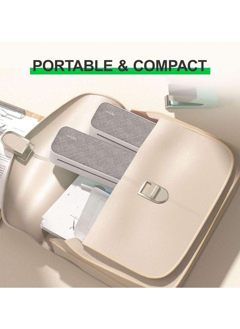 PeriPage Wireless Portable Thermal Printers Inkless Mobile Printer Compatible With iOS Android And Laptop with A4 Thermal Paper Roll  - Image 3