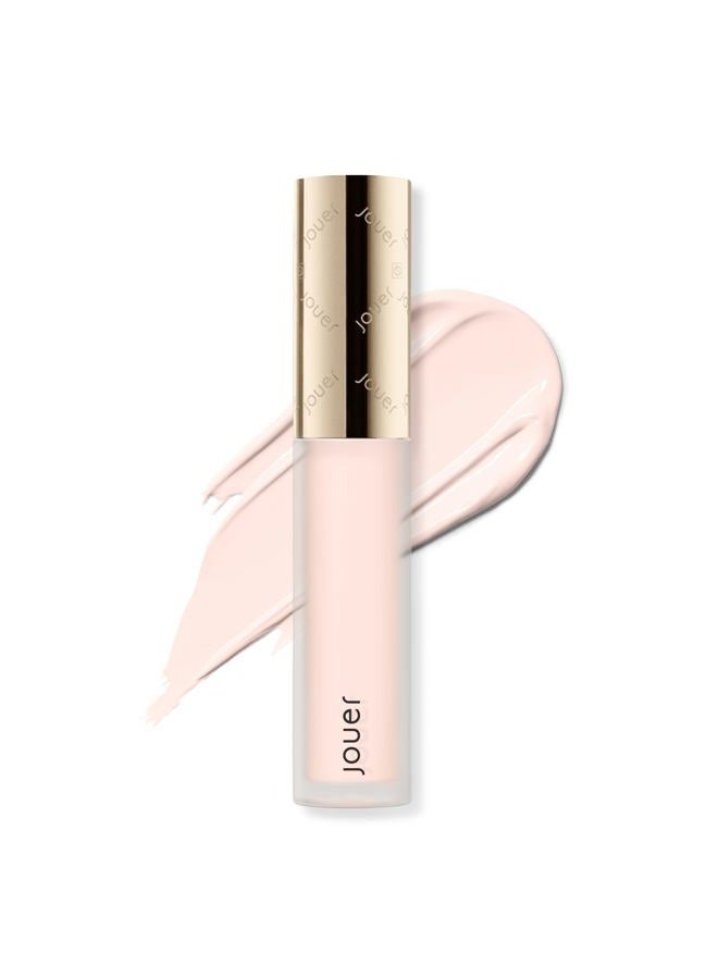 Jouer Essential High Coverage Liquid Concealer - Brightening Concealer - Color Corrector for Under Eye Dark Circles, Spot Coverage, and Eye Primer - Soft Matte Finish, Snow - Image 1