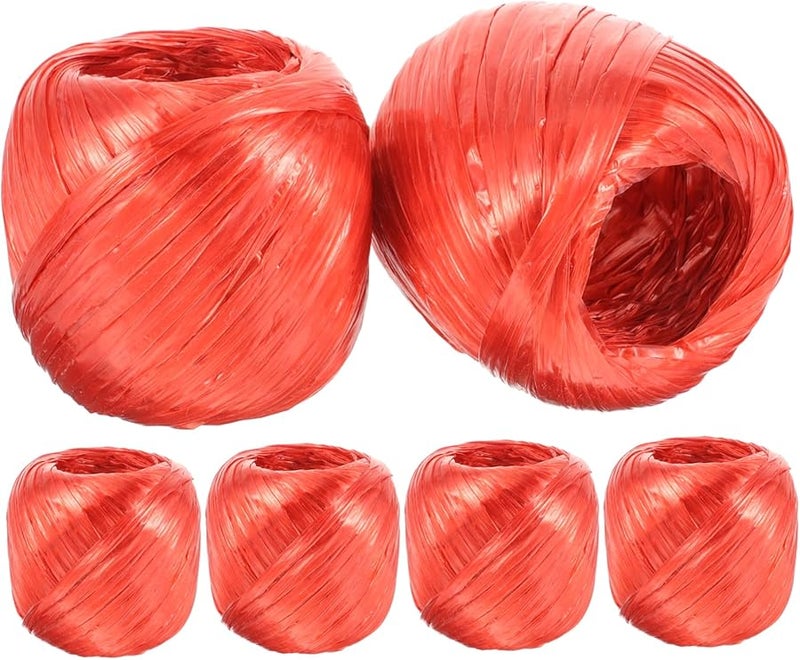 6 Rolls Thick Plastic Windproof Waterproof Clothesline Rope For Indoor Outdoor Use - Image 2