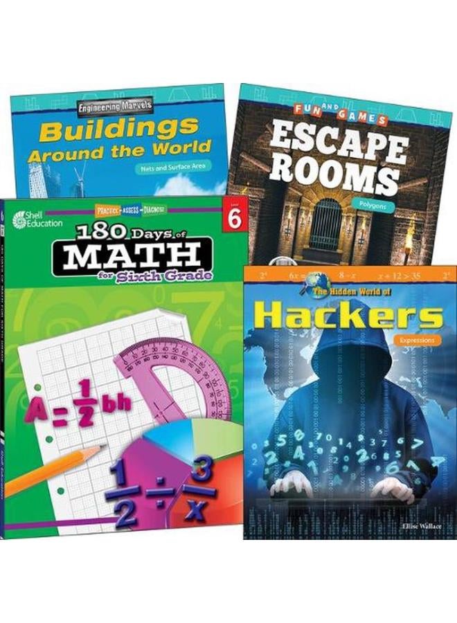 Learn-at-Home  Explore Math Bundle Grade 6  4-Book Set  Ed   1  Vol   4