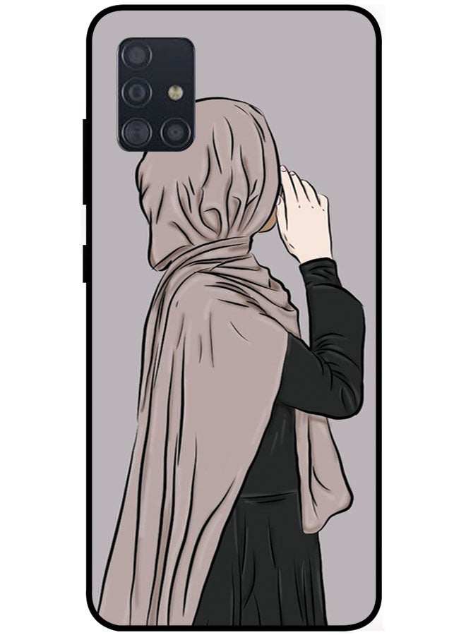 EYE CATCH Protective Case Cover For Samsung Galaxy A51 5G Smart Series Printed Protective Case Cover for Samsung A51 5G Girl Looking Outside - Image 1