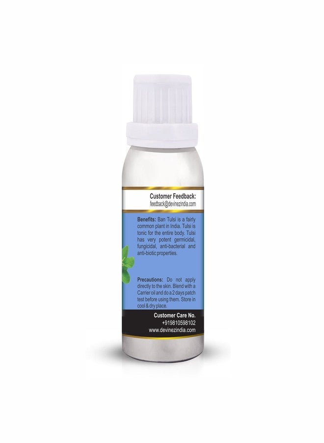 Devinez Ban Tulsi Cold-Pressed Oil, 500ml - 100% Pure Natural, Undiluted for Skin & Hair care, Slows Down Aging, prevents Acne, prevents Hair Loss, Dandruff care & Natural Remedies - Image 4