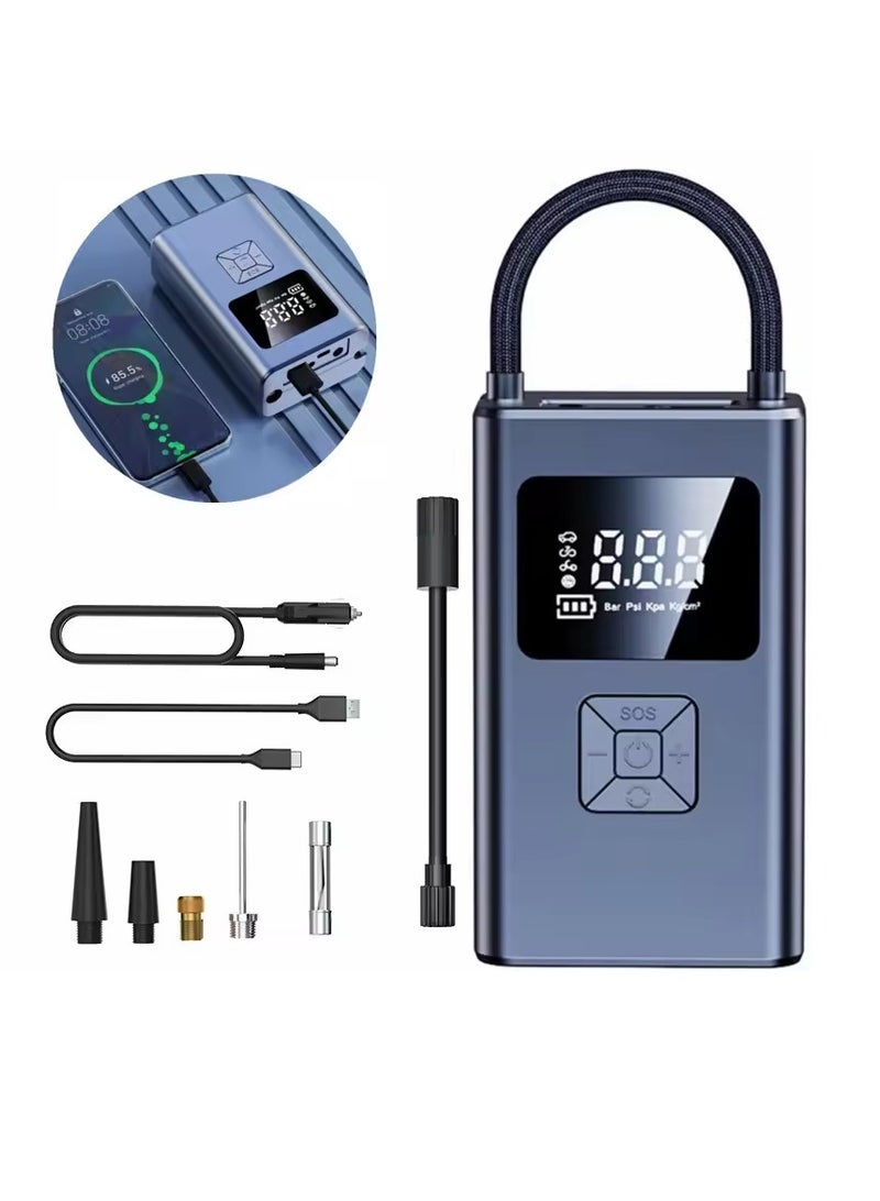 SUITU Wireless Tire Inflator 7.4V 4000mAh Fast Inflation Car Air Compressor - Image 1