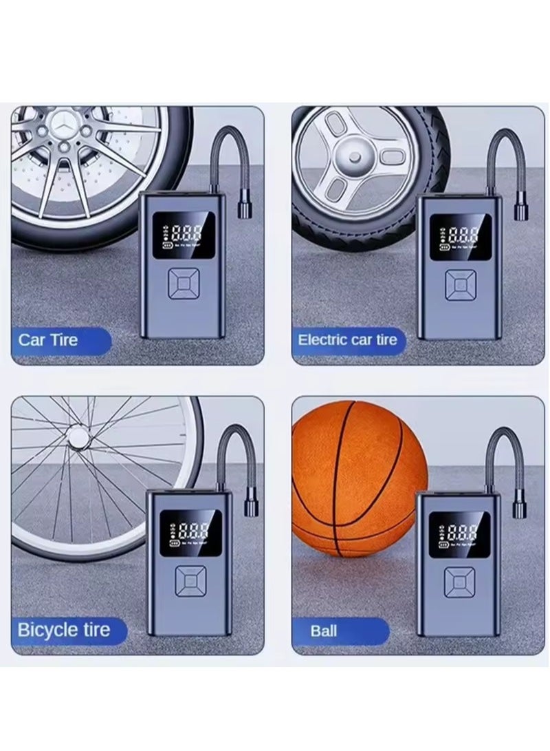 SUITU Wireless Tire Inflator 7.4V 4000mAh Fast Inflation Car Air Compressor - Image 4