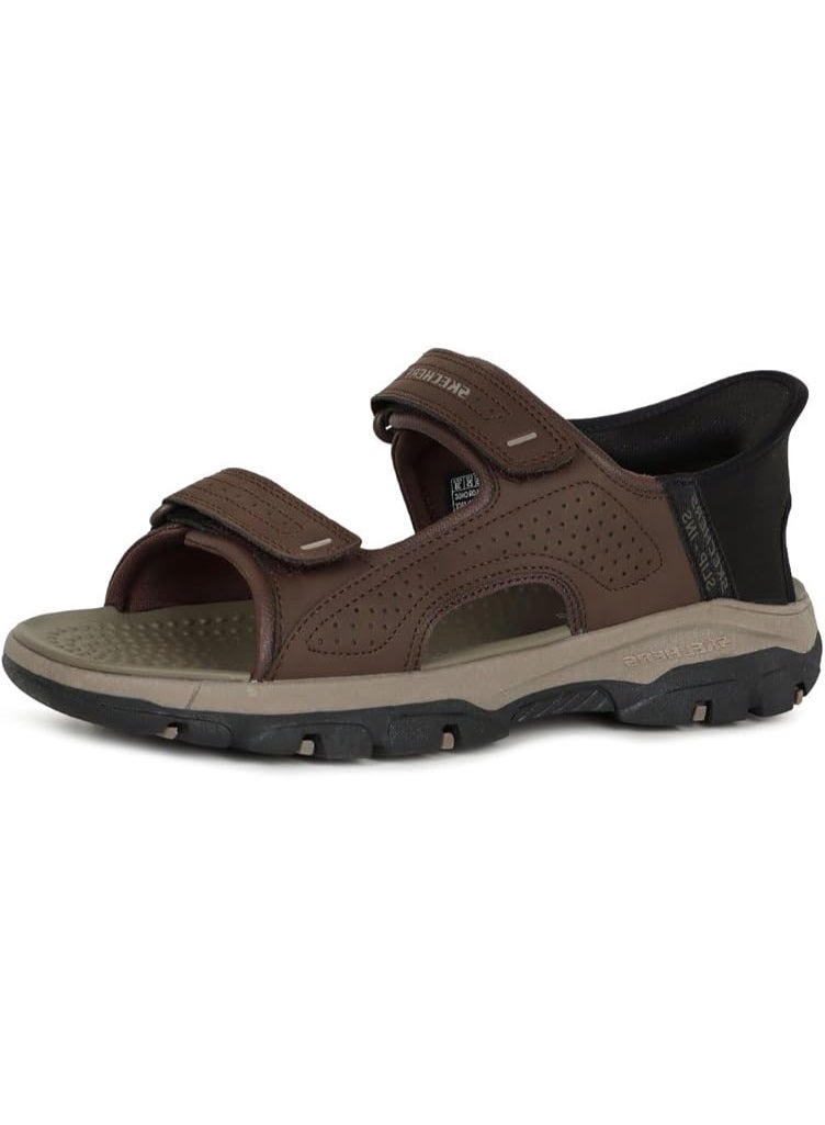 Skechers Tresmen Reece Men's Sandals Relaxed Fit Chocolate Brown - Image 1