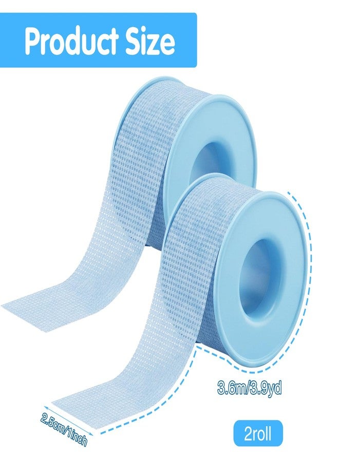 Quilax 2 Rolls 1" Wide Breathable Eyelash Tape for Eyelash Extensions - Image 2