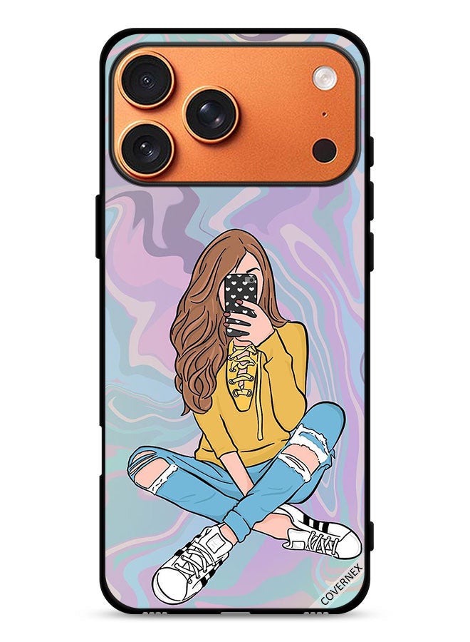 Covernex Apple iPhone 17 Pro Max Protective Case Cover Girl Taking Photo - Image 1