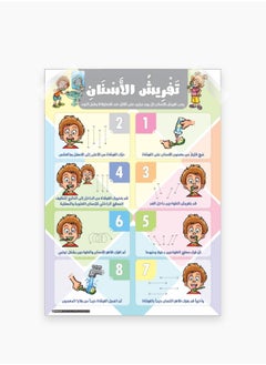 Educational Posters - We Love Cleanliness 3 - Brushing Teeth 