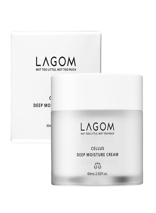 LAGOM Cellus Deep Moisture Cream Natural Moisturizer with Ceramide and D-Panthenol (B5) Smooth, Hydrating, Nourishing Protecting Cream 2.02 Fl Oz - Image 1