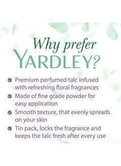 Yardley London Perfumed Talc Jasmine 100G  - Image 3
