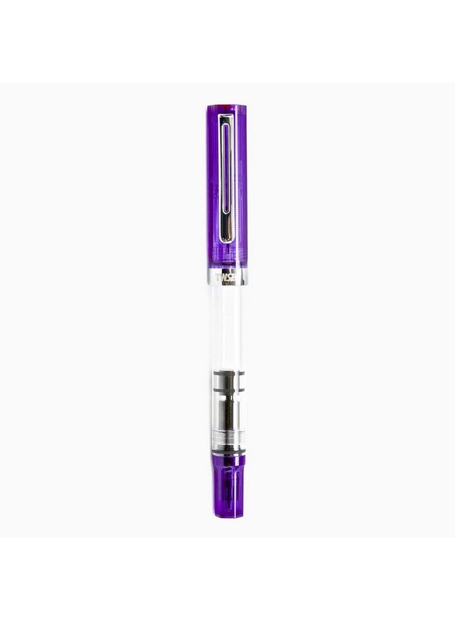 TWSBI,Fountain Pen Eco Transparent Purple. (Medium) - Image 1
