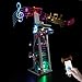 BrickSoul LED RC Light Kit Compatible with Lego 76269 Avengers Tower Building Set Upgrade RC Adjustable Lighting Mode with Music Accessories for Marvel HQ Featuring Set Not Included 76269 Model - Image 2