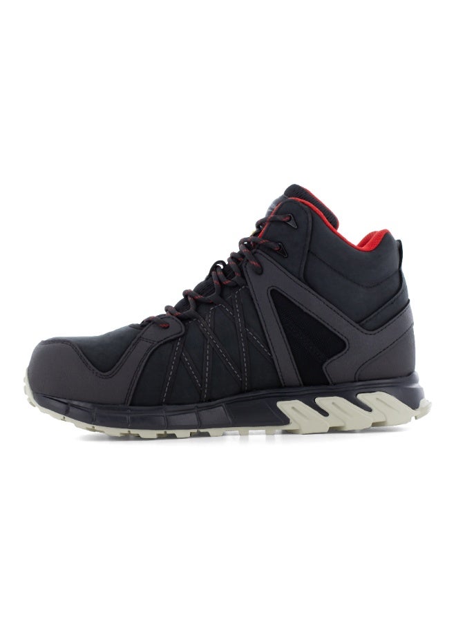 Reebok Work تريل غريب سيفتي | IB1052S3 – أسود، حذاء سلامة قصّة متوسطة بتصميم جري على المسارات بمقدمة ألومنيوم وتوسيد DMXRide ونعل مقاوم للانزلاق SRC - Image 4