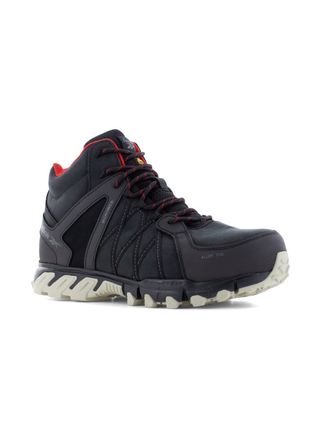 Reebok Work تريل غريب سيفتي | IB1052S3 – أسود، حذاء سلامة قصّة متوسطة بتصميم جري على المسارات بمقدمة ألومنيوم وتوسيد DMXRide ونعل مقاوم للانزلاق SRC - Image 2
