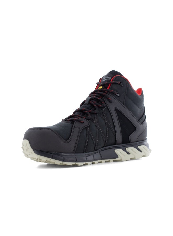 Reebok Work تريل غريب سيفتي | IB1052S3 – أسود، حذاء سلامة قصّة متوسطة بتصميم جري على المسارات بمقدمة ألومنيوم وتوسيد DMXRide ونعل مقاوم للانزلاق SRC - Image 3