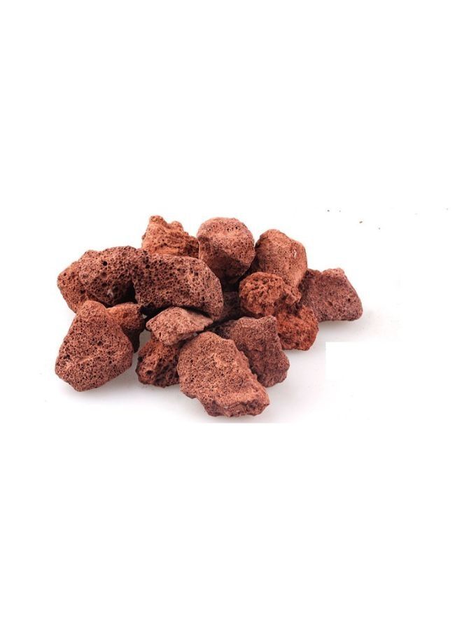 B&K Aquarium River Rock ركيزة مزروعة بأحجار الحمم الحمراء 500 جم - Image 3