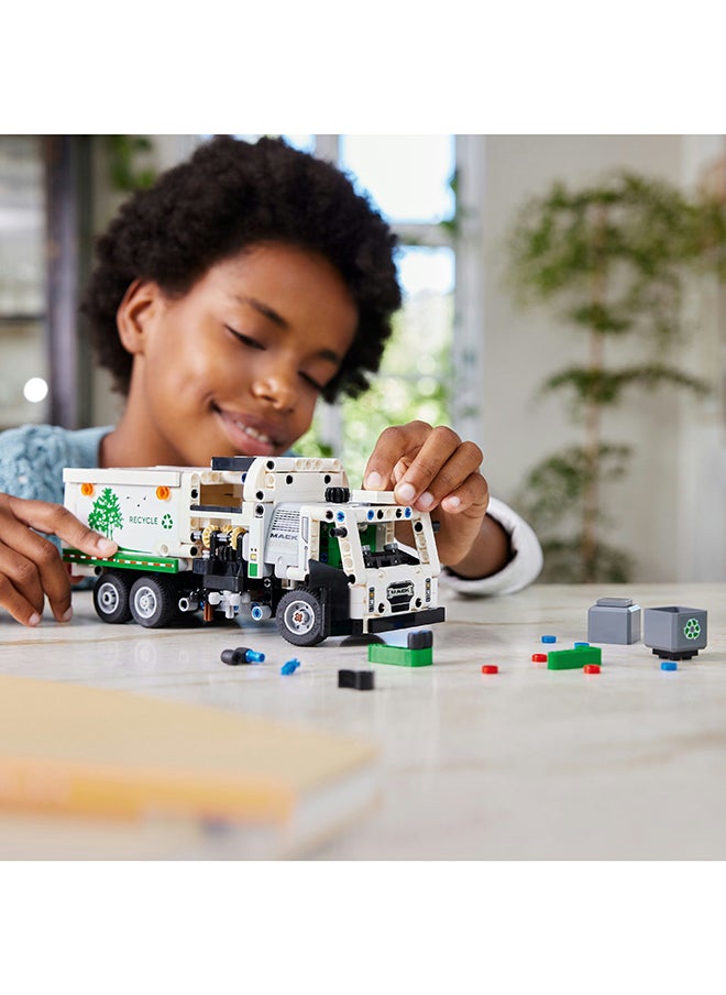 LEGO - Technic Mack Lr Electric Garbage Truck Toy For Kids, Gift For Boys And Girls Aged 8 And Over Who Love Recycling And Vehicles (503 Pieces) 42167 - Image 1