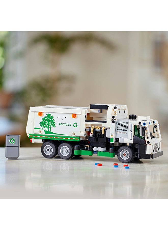 LEGO - Technic Mack Lr Electric Garbage Truck Toy For Kids, Gift For Boys And Girls Aged 8 And Over Who Love Recycling And Vehicles (503 Pieces) 42167 - Image 1