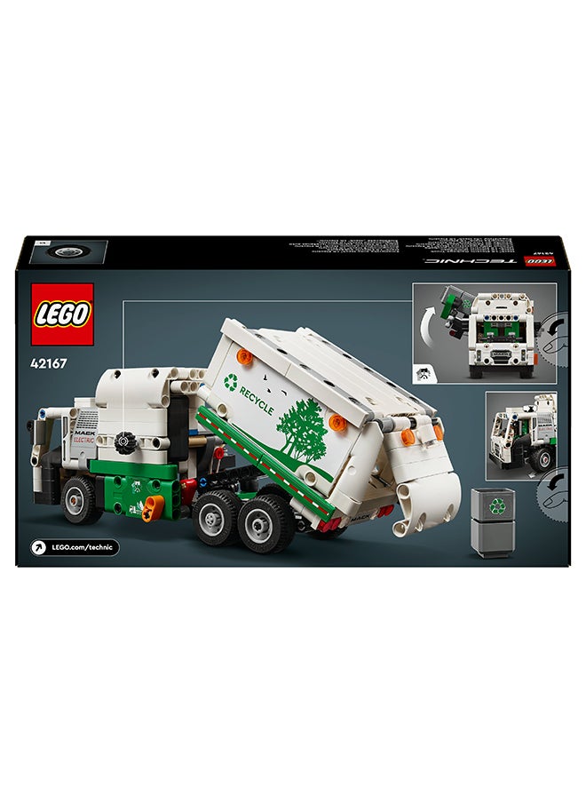 LEGO - Technic Mack Lr Electric Garbage Truck Toy For Kids, Gift For Boys And Girls Aged 8 And Over Who Love Recycling And Vehicles (503 Pieces) 42167 - Image 1