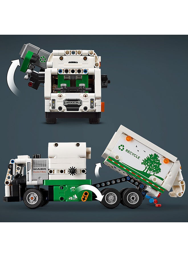 LEGO - Technic Mack Lr Electric Garbage Truck Toy For Kids, Gift For Boys And Girls Aged 8 And Over Who Love Recycling And Vehicles (503 Pieces) 42167 - Image 1