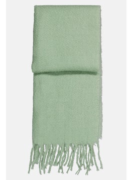 GANT Men Textured Mohair Scarf 50 H x 180 L cm, Green  - Image 2
