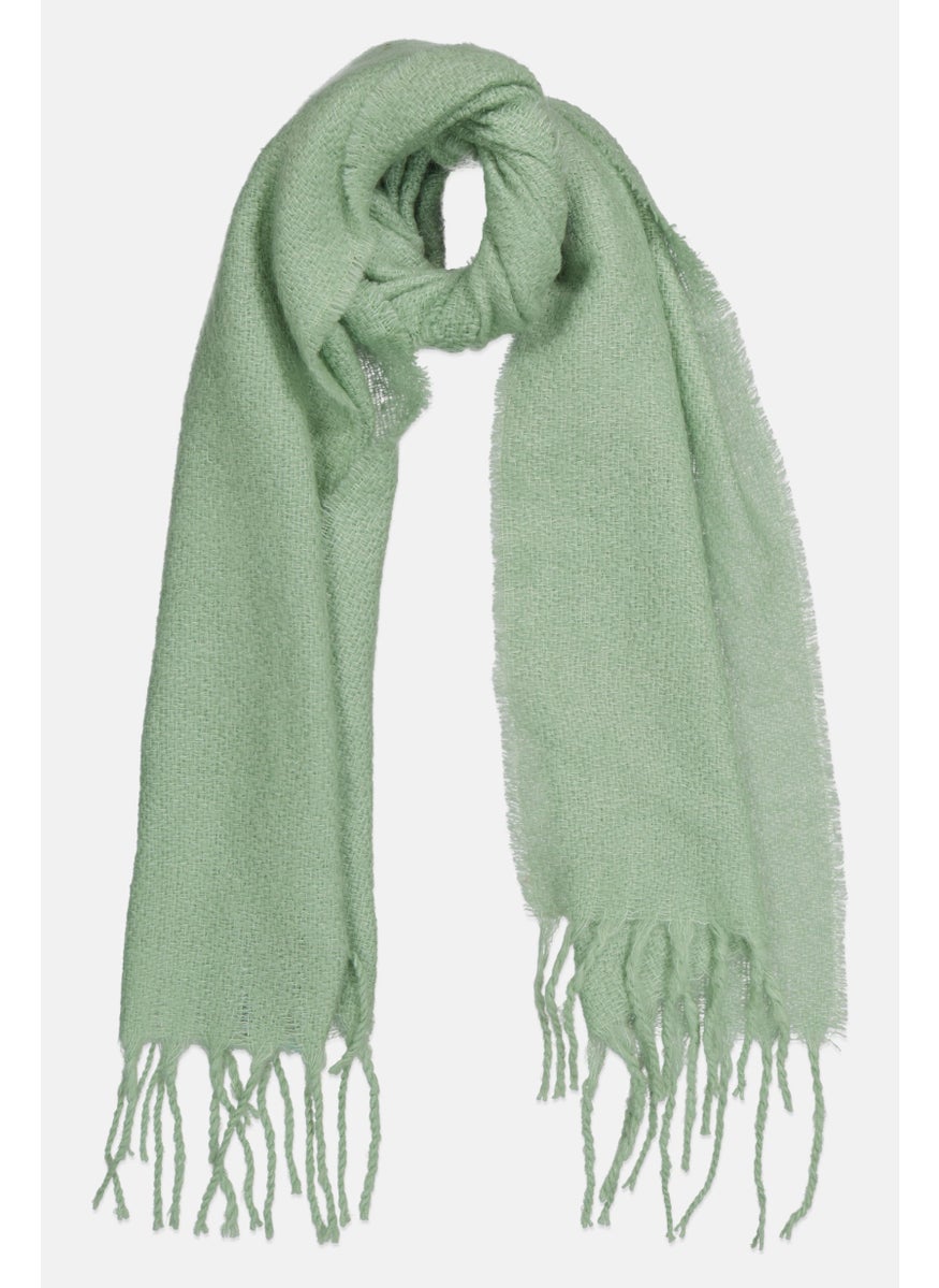GANT Men Textured Mohair Scarf 50 H x 180 L cm, Green  - Image 1